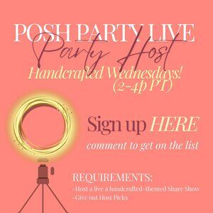 Handcrafted PARTY HOST in Dec SIGN UP HERE!